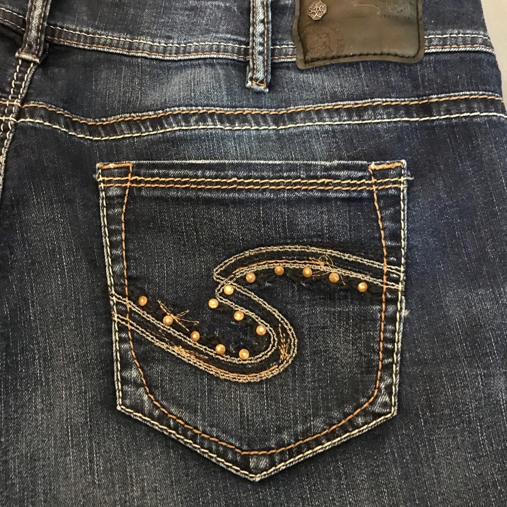 Silver Suki Jeans, EUC, Plus Size 20/L 31